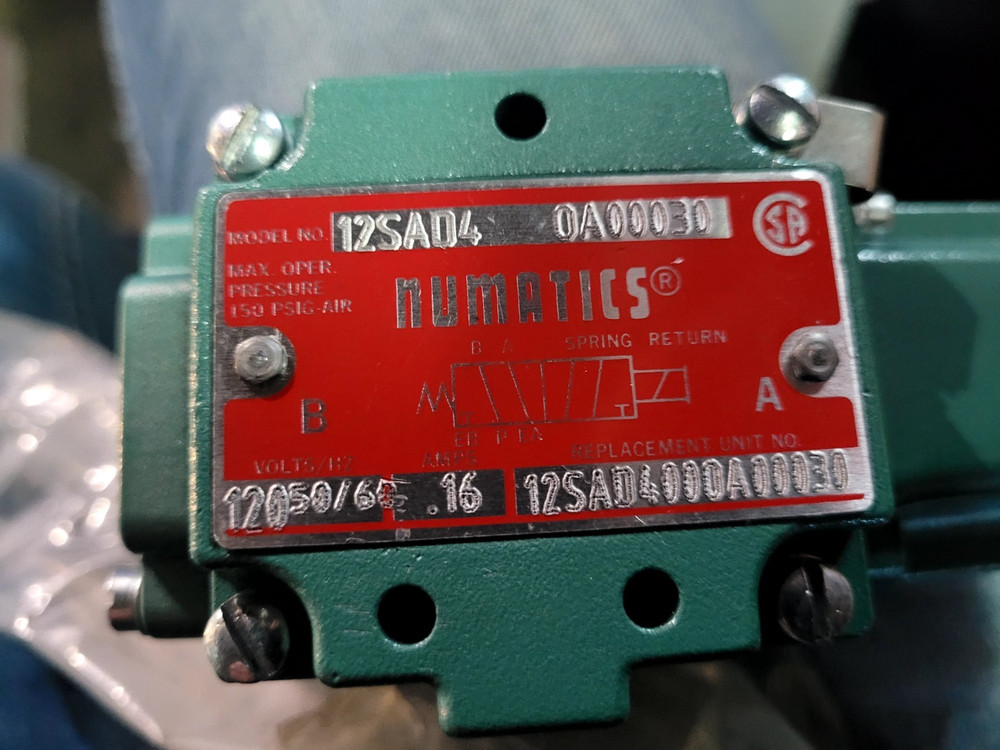 Numatic By ASCO 12SAD4-0A00030