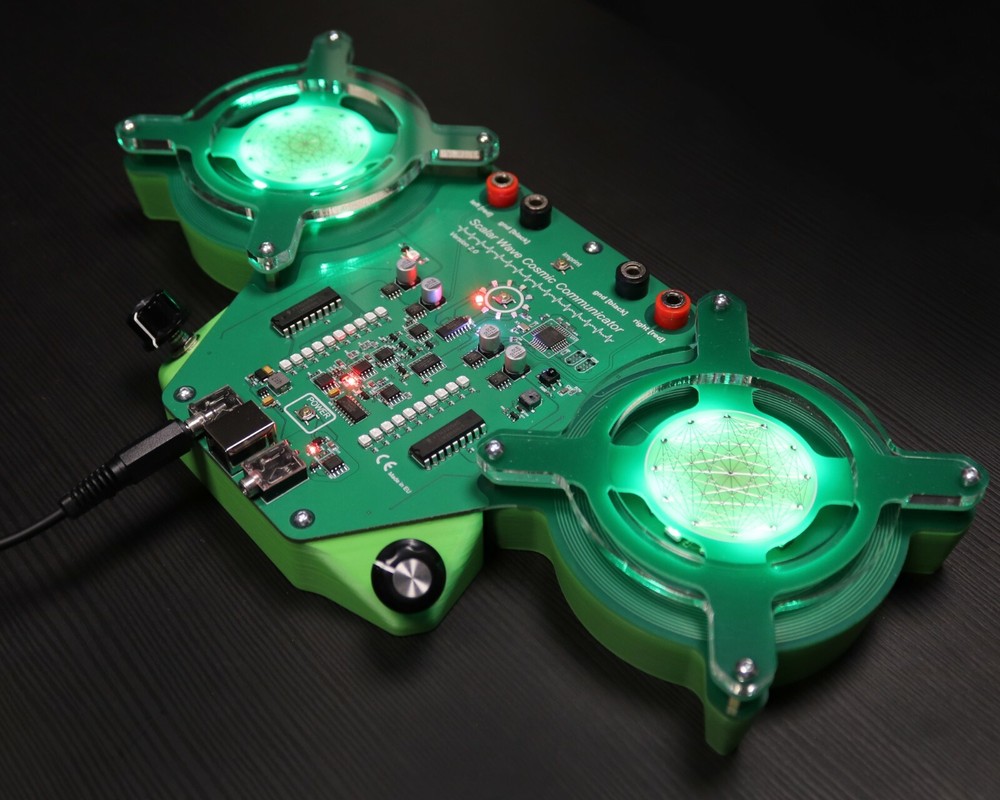Scalar Wave Cosmic Communicator version 2.0, radionics machine