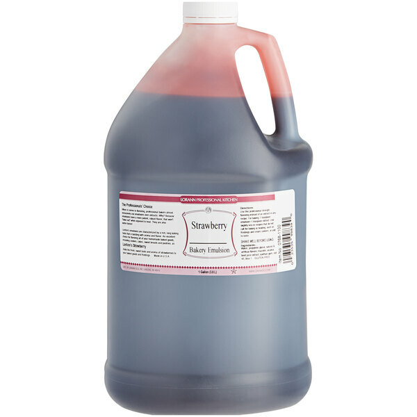LorAnn Oils 1 Gallon Strawberry Bakery Emulsion