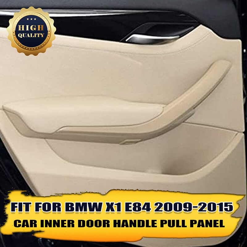 Beige Left + Right Inner Door Handle Pull Panel Trim for BMW X1 E84 2009-2015 US