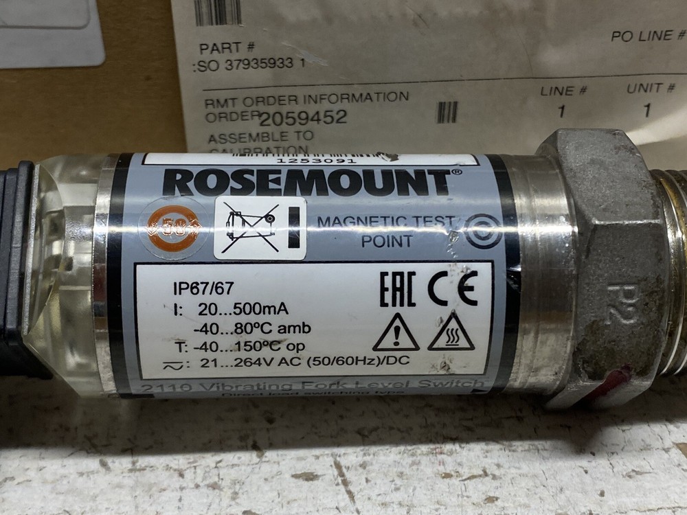 Rosemount 2110 Liquid Level Switch 211001ANA