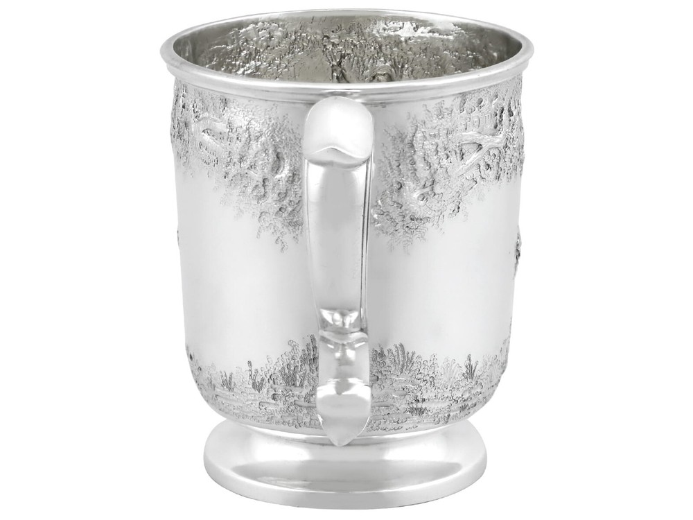 Antique Victorian Sterling Silver Mug