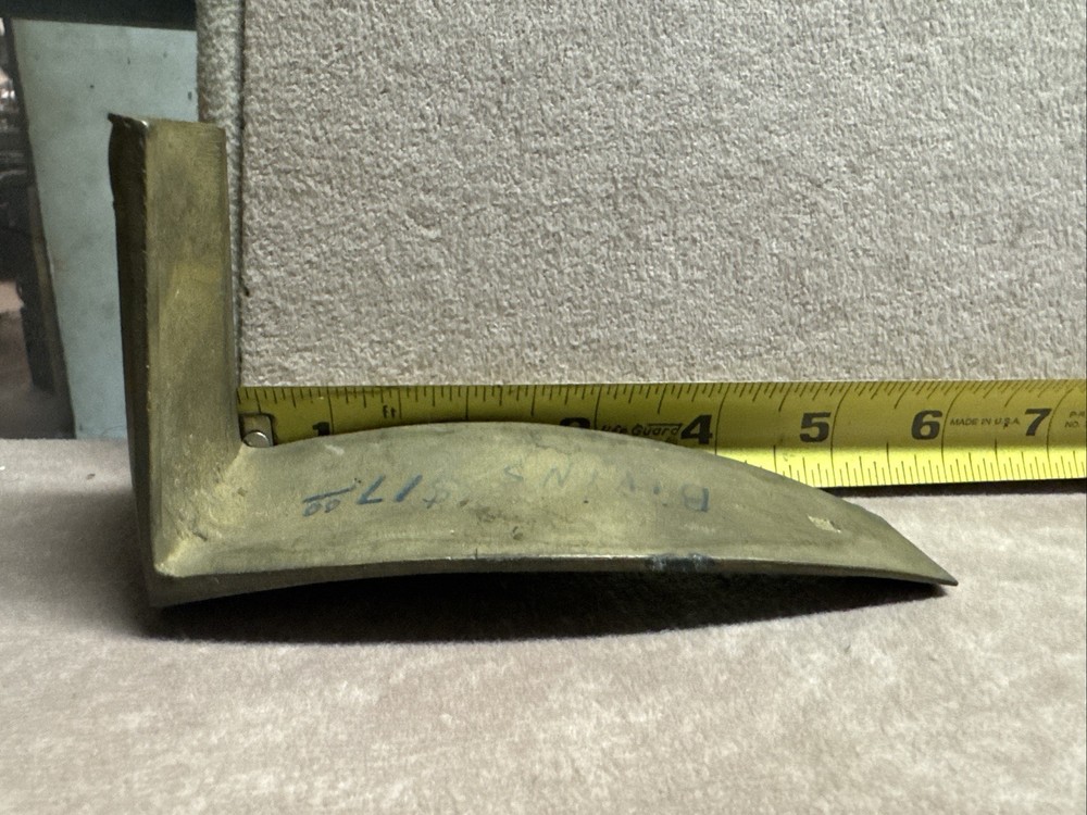 Bivins Brass Butt Plate