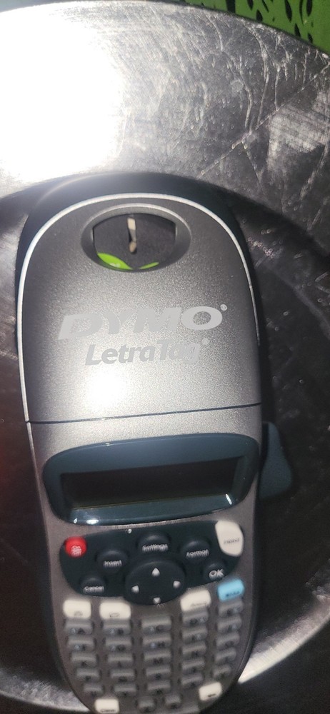 Dymo Letratag Blue/Gray Handheld Portable Label Maker!!