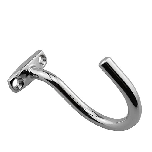 DGZZI Silver Snooker Billiard Table Solid Brass Board Cue Hook with 2PCS