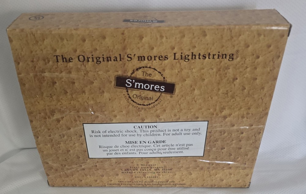 Midwest Original S’MORES 10 Lightstring Plastic Camping Snowman Lights Works