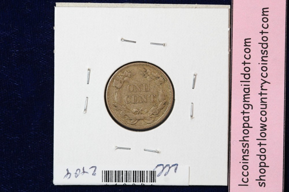 1858 Flying Eagle Cent Large Letters XF 490P