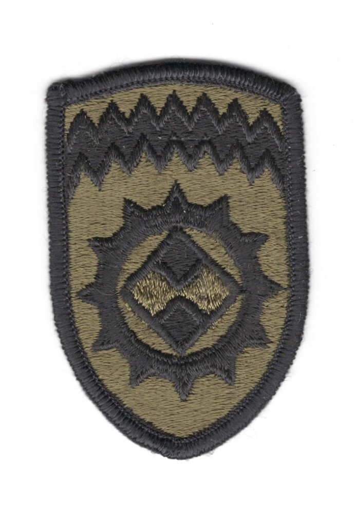 Army Patch: Alaska Support Command - subdued, merrowed edge