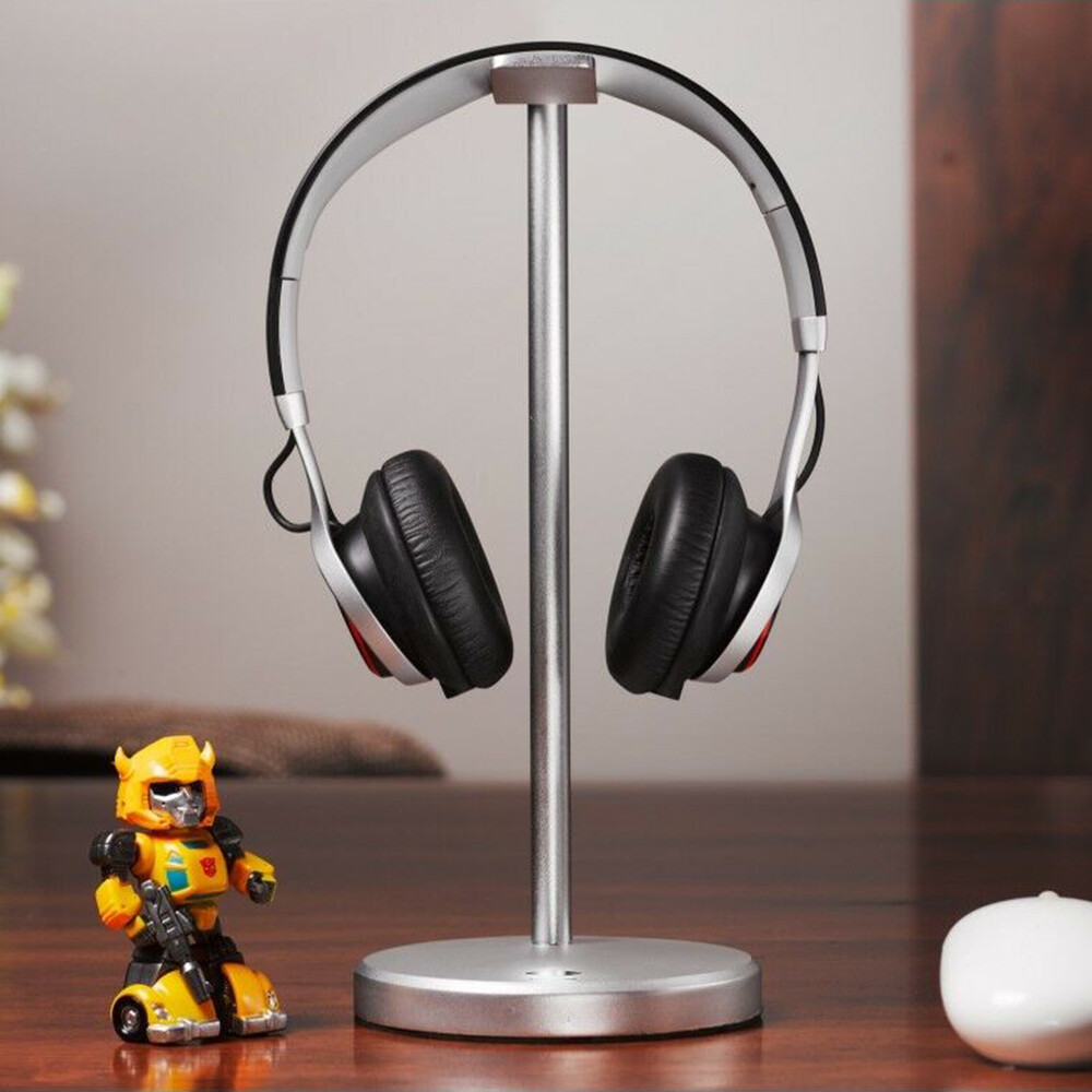 For Beats JBL Bose Headphone Solid Aluminum Base Classic Desktop Stand 9" Silver