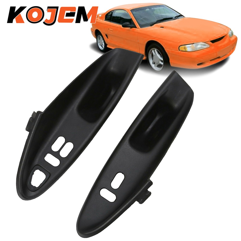 For 94-04 Ford Mustang Interior Inside Door Panel Pull Handle Hard Top Cover Set