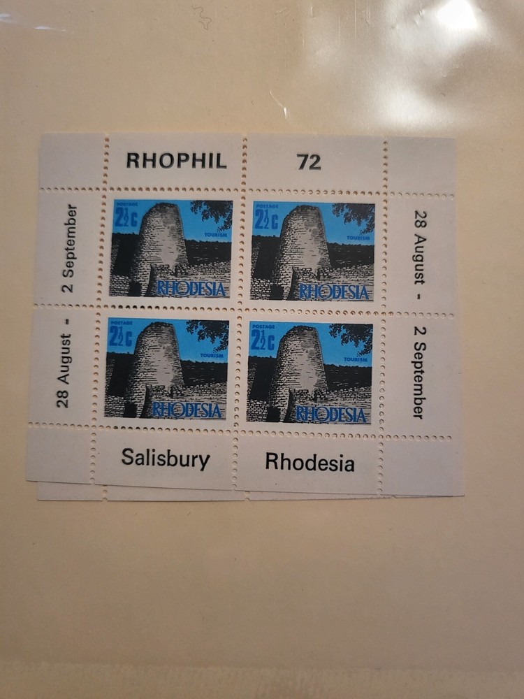 Stamps Rhodesia Scott #277b never hinged