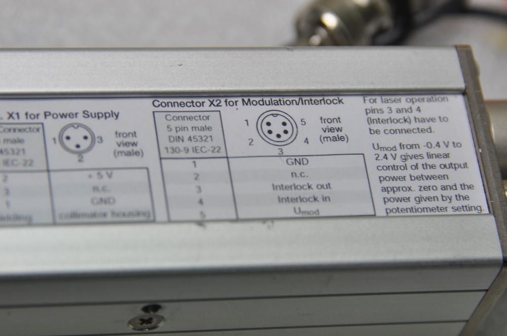 Schafter + Kirchhoff Laser Diode Beam Source 57FCM , w/Head