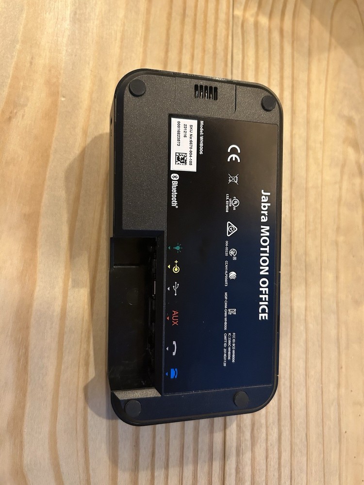 Jabra Motion Office UC Bluetooth Headset - Touch Screen WHB006