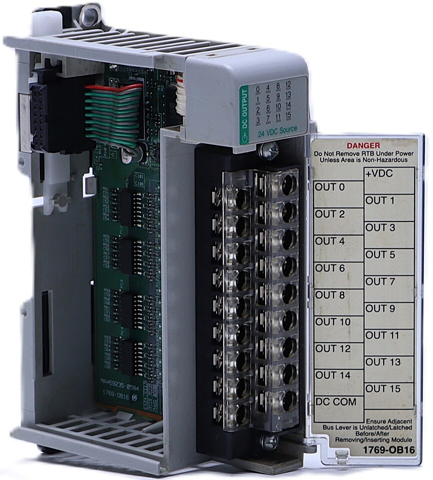 * ALLEN BRADLEY 1769-OB16 SER B 16-PT COMPACT I/O SOURCING OUTPUT MODULE