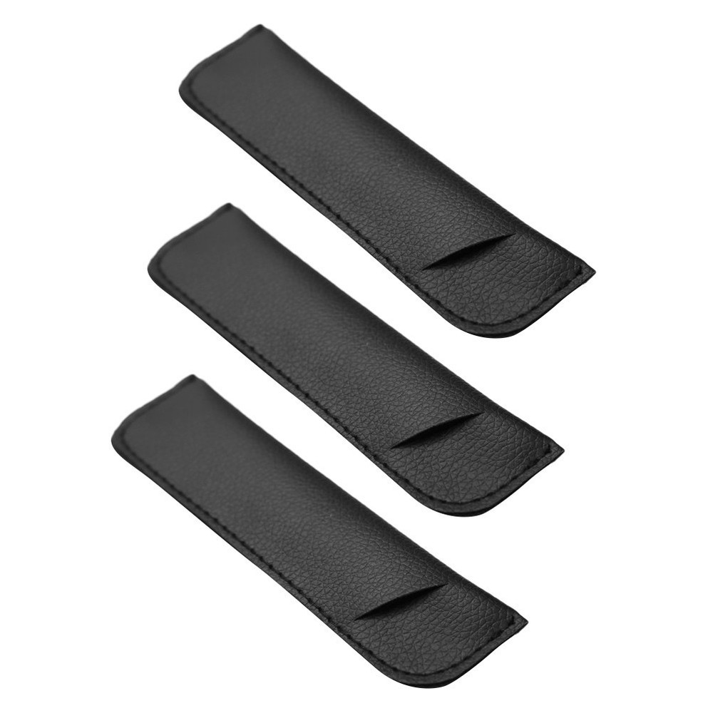 3Pcs Round Tuning Fork Storage Pouches Tuning Fork Storage PU Containers