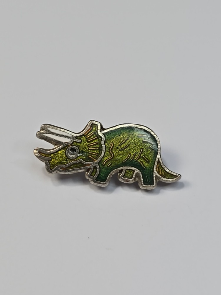 Triceratops Lapel Pin Dinosaur by MAFCO Small Size
