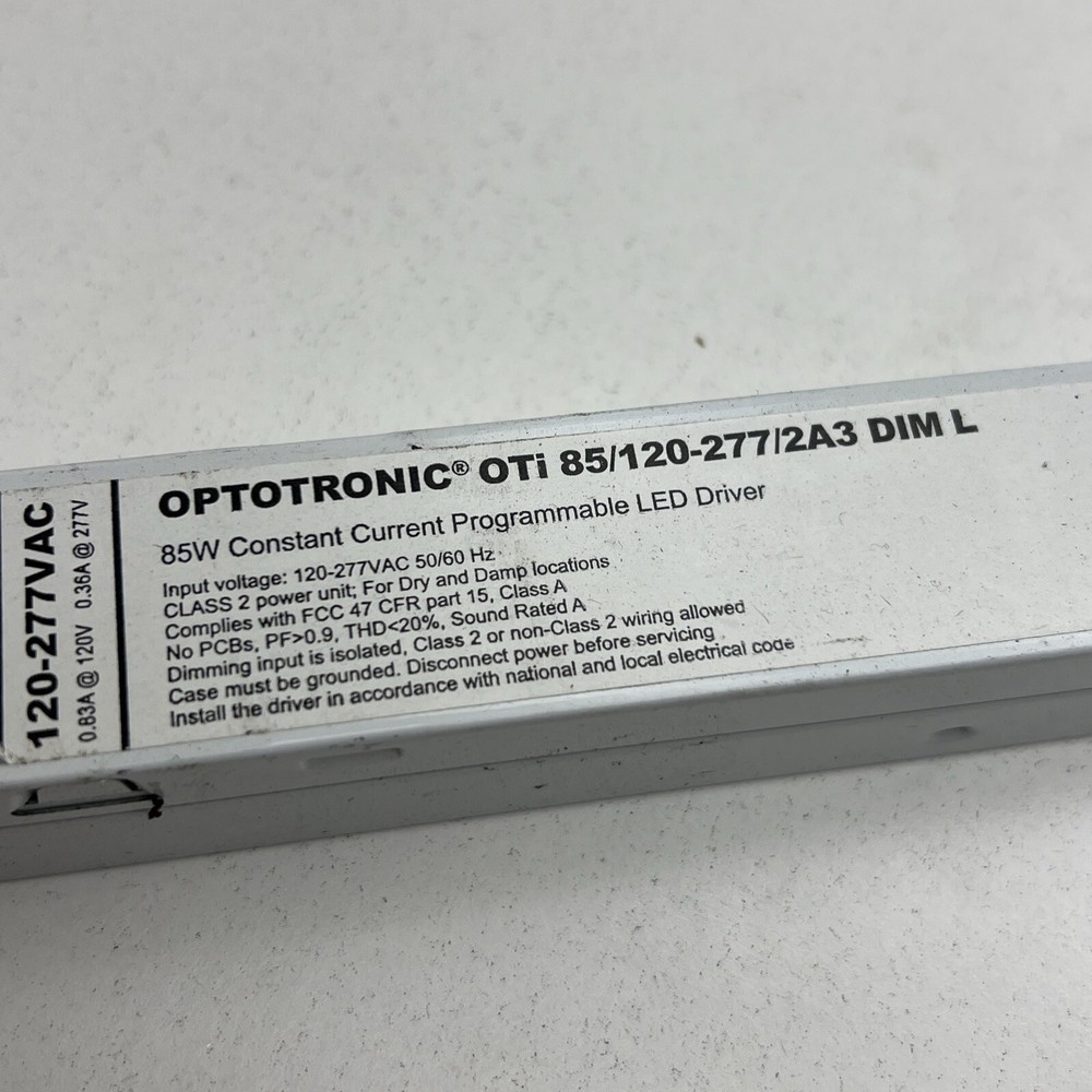 Osram OTi 85/120-277/2A3 DIM L Const. Current Programmable LED Driver 85W 2300mA