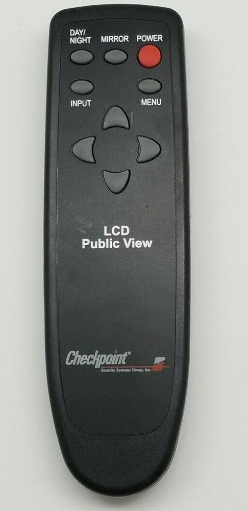 Checkpoint Security Systems LCD Public View Remote Control Very Good Used Cond