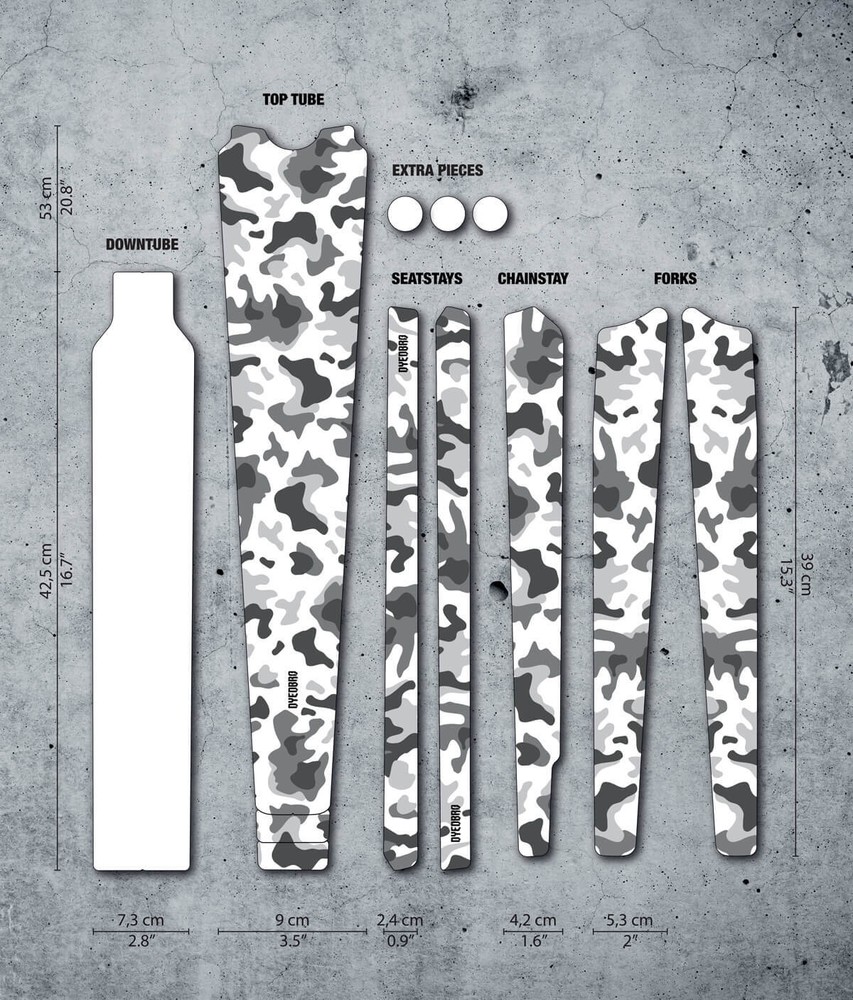 DYEDBRO - Gravel Frame Protector - Multiple Styles
