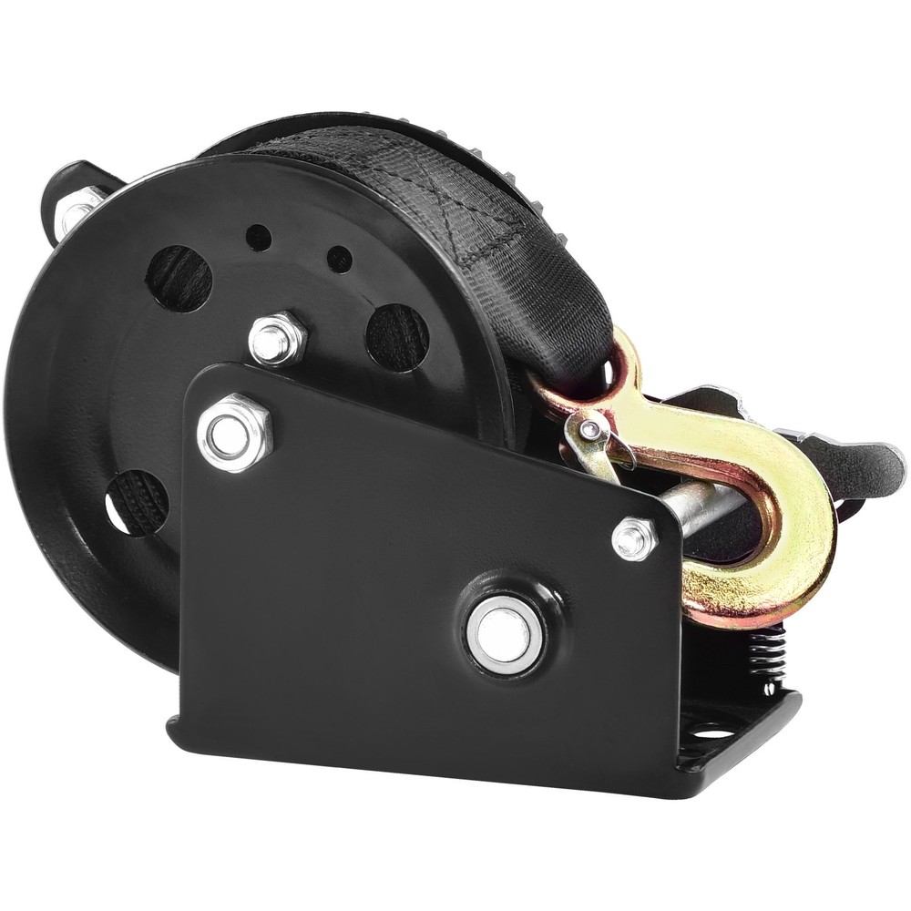 Hand Winch 1200 lbs Pulling Capacity Boat Trailer Winch Heavy Duty Rope Cr