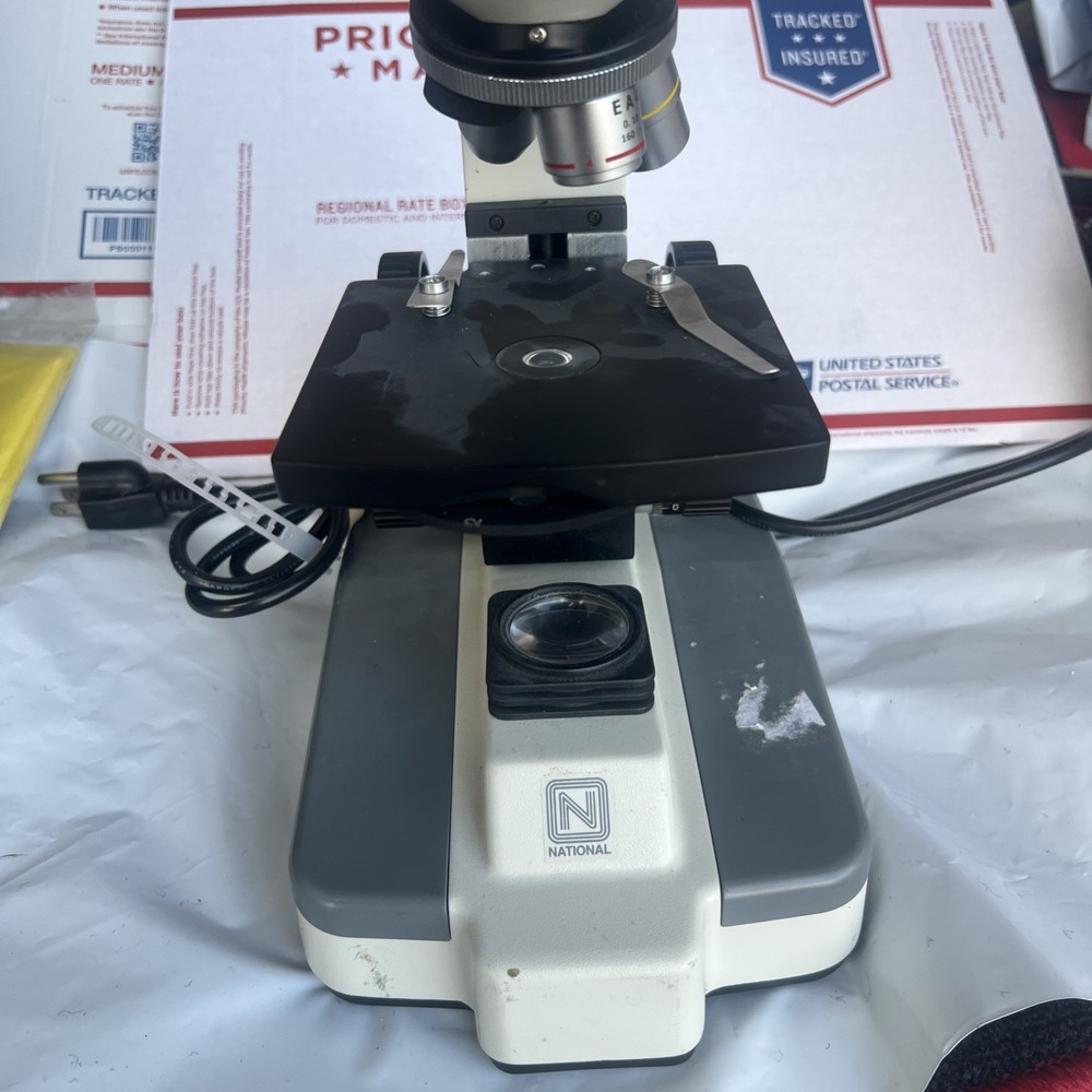 National DC3-163 Digital Binocular Compound Microscope Incomplected