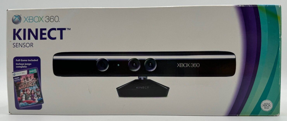 Official Microsoft Xbox 360 Kinect Motion Sensor Bar Black 1414