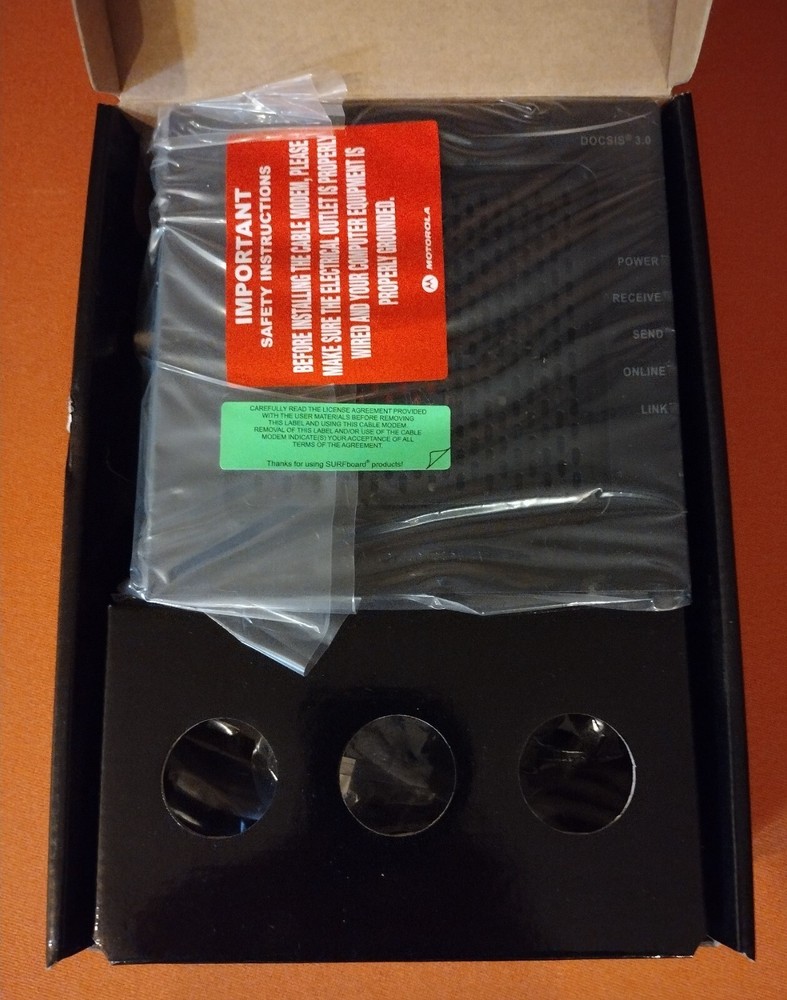 Motorola SURFboard SB6120 DOCSIS 3.0 Open Box