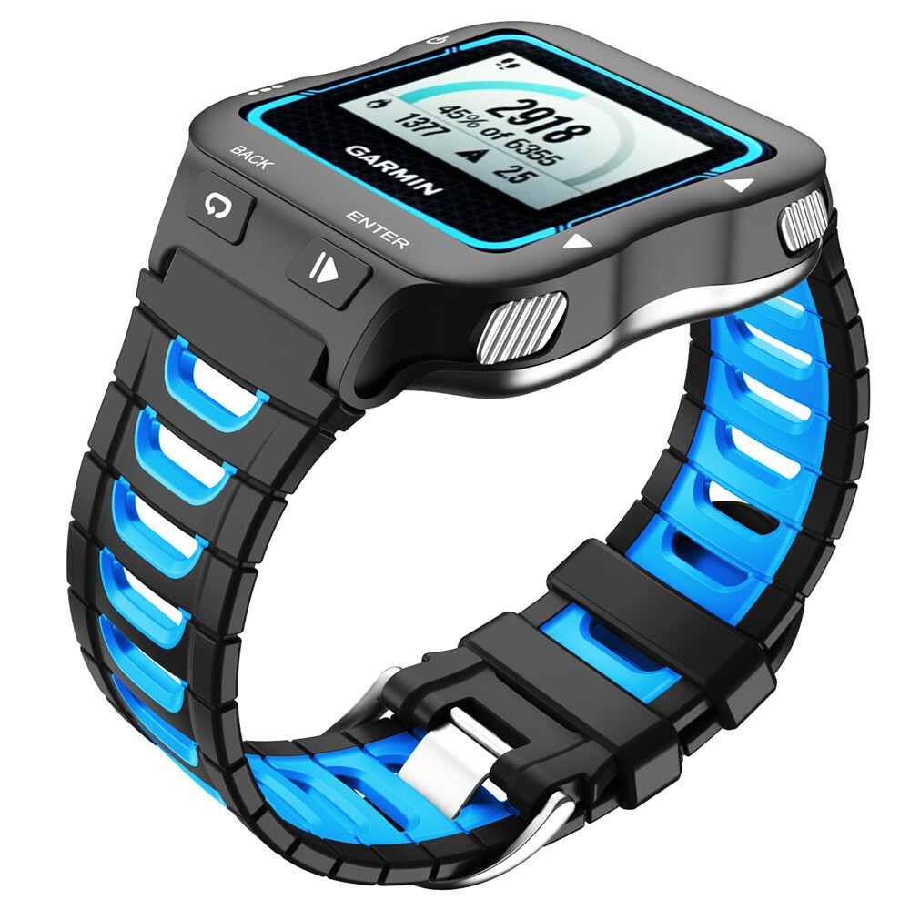 Replacement Silicone Watch Strap Band with Tool Kit for Garmin Forerunner 920XT