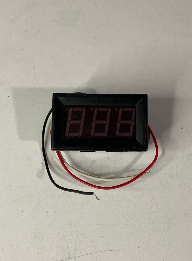 ELEVEN (11) Red LED Panel Meter Mini Digital Volt Meter TK1214 0-100V (NEW)