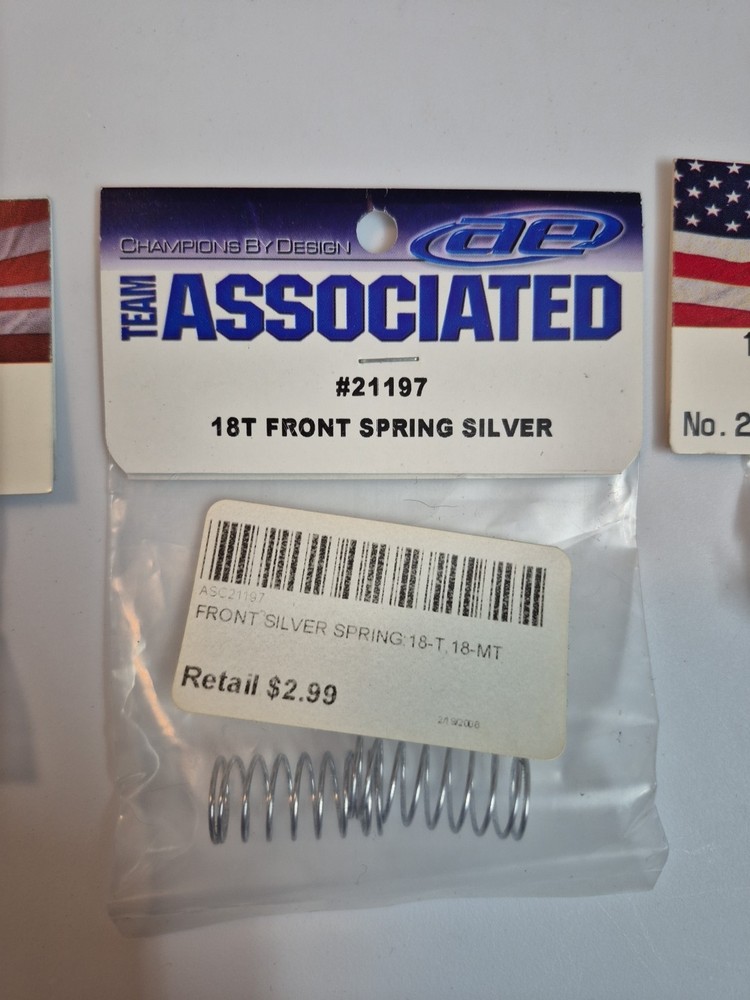 Team associated 18T silver shock set F/R