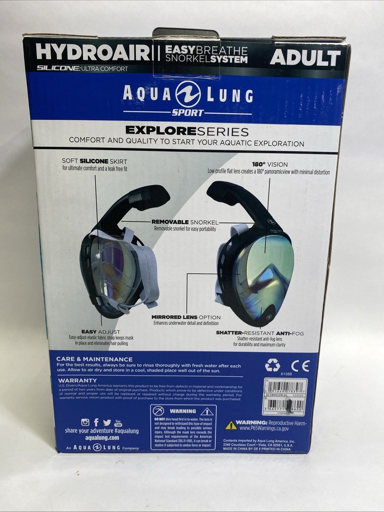 Hydroair Easy Breathe Snorkel System Size L/XL