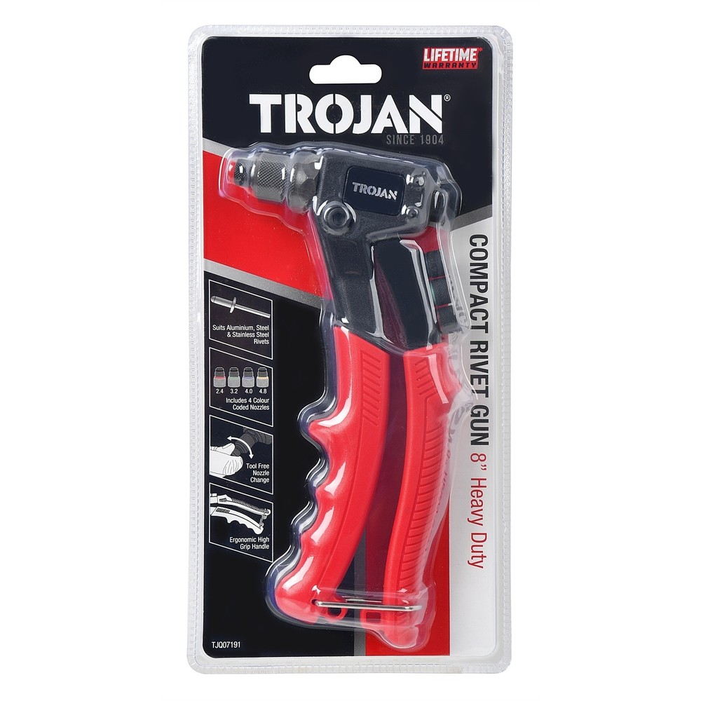 Trojan 8" Heavy Duty Compact Rivet Gun