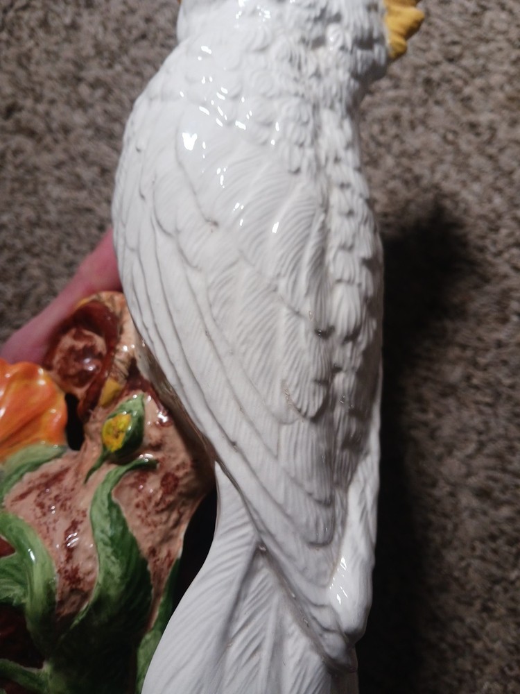 Beautiful porcelain Parrot
