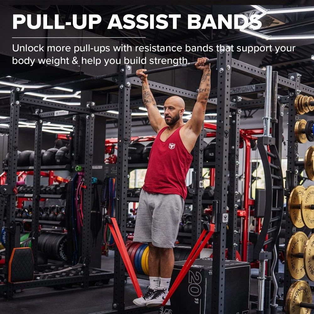 Pull Up Bands, Resistance Bands (Set of 5) – Pull Up Assistance Bands Set – E...
