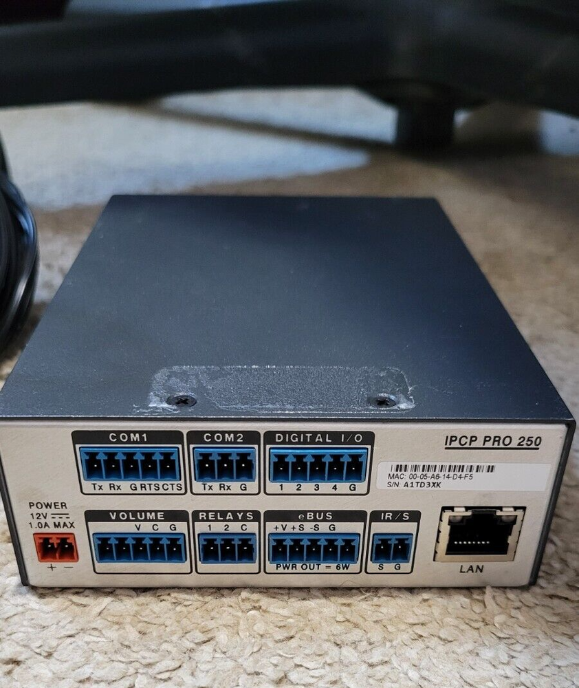 Extron IPCP Pro 250 IP Link Pro Control Processor with Power Supply