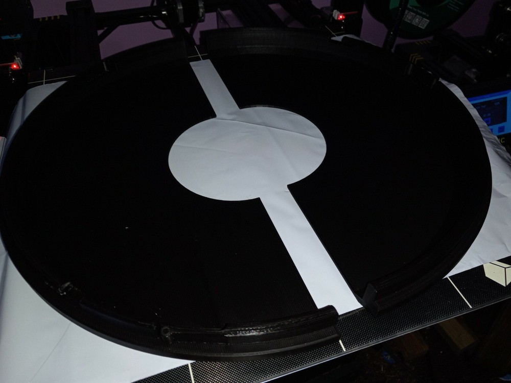 Split Dust Cap for Celestron C14 W/ Hyperstar connects on telescope like cap