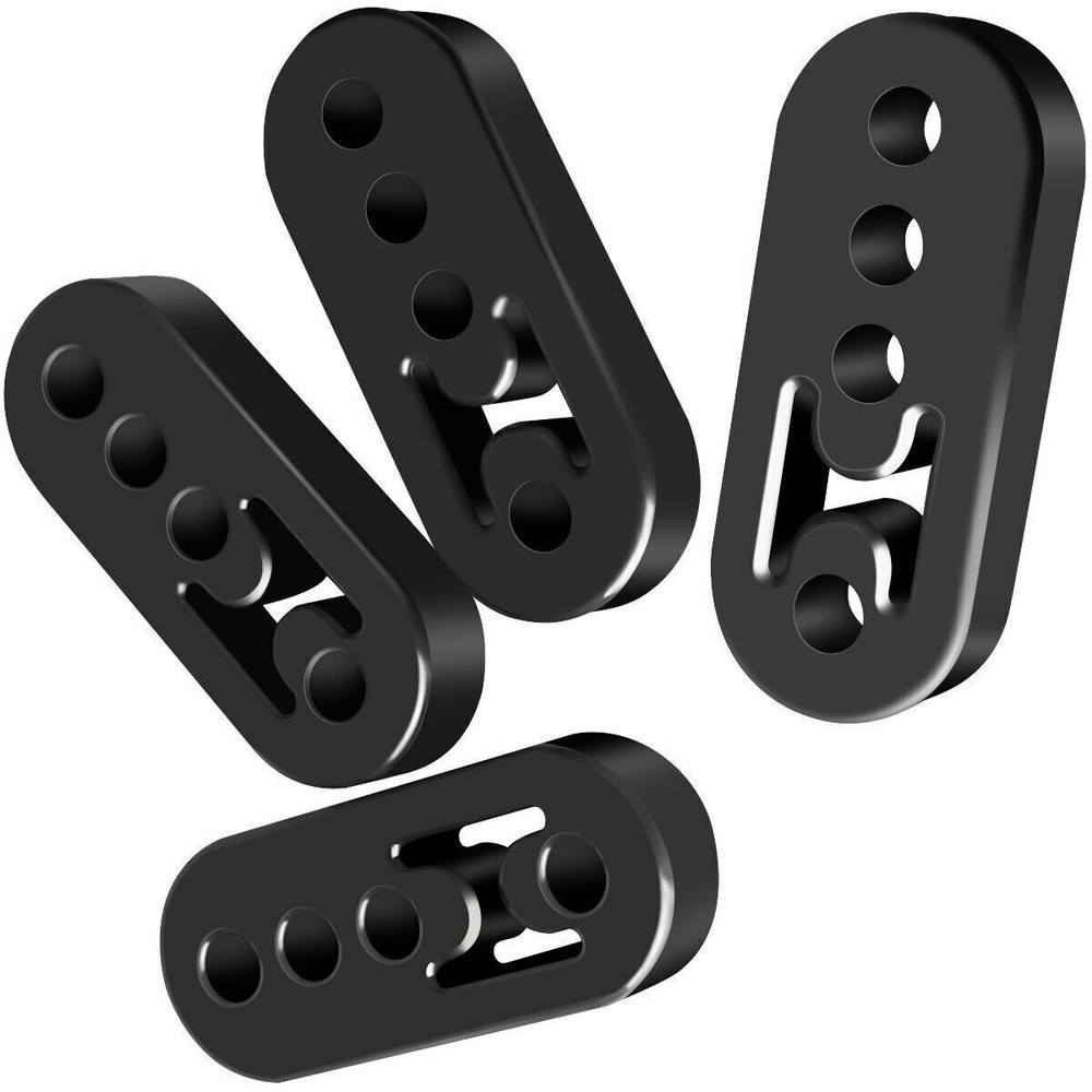 4× Performance Polyurethane Rubber Exhaust Hangers Adjustable Muffler Universal