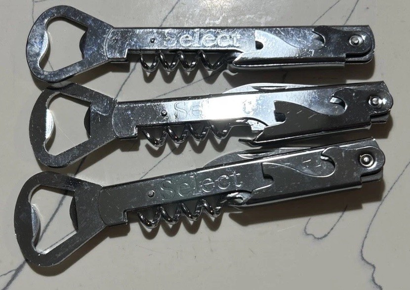 Select Cork Screw Bottle Opened Knife