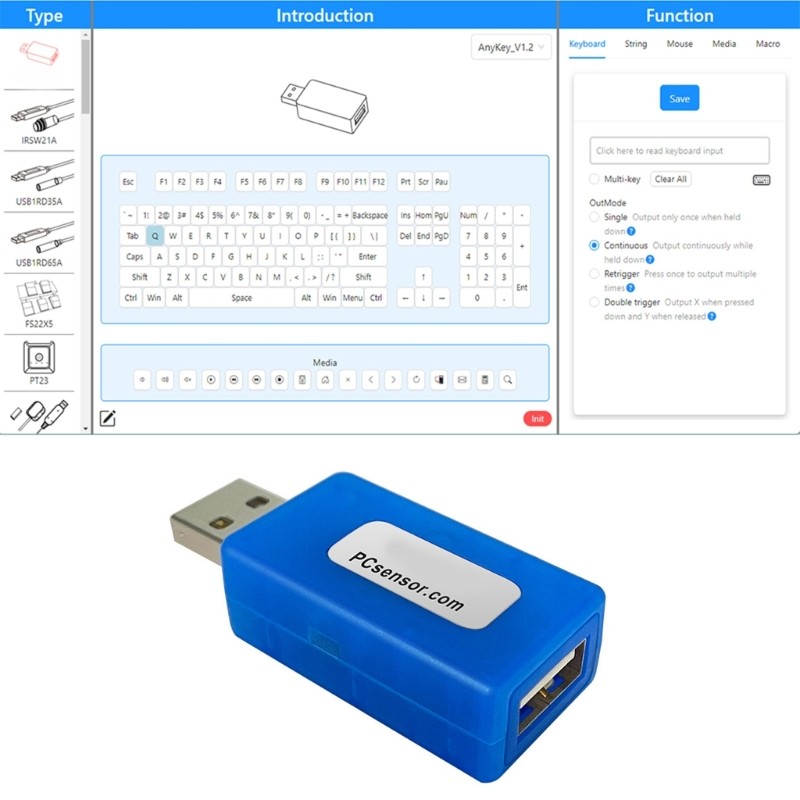Essential USB Keyboard Remapper Keyboard Modifier for Tailored Key Assignments