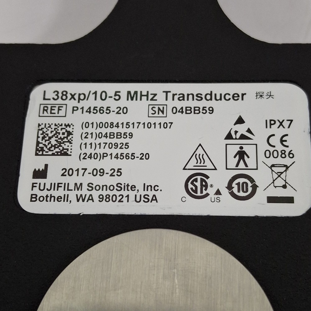 Sonosite L38xp 10-5 MHZ Linear Transducer