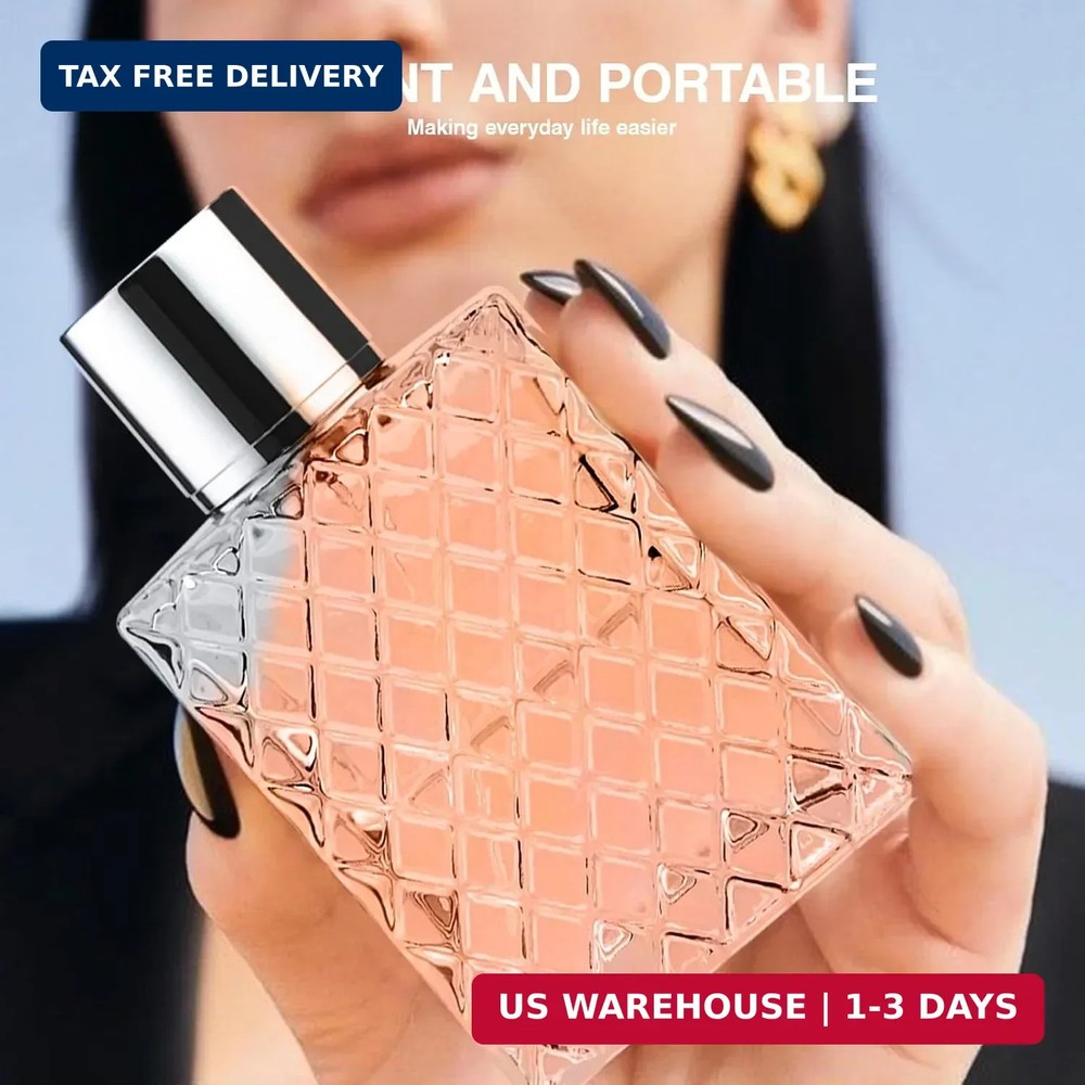 Glass Perfume Bottles Empty Refillable, 100ml /3.4oz Atomizer Sprayer for Perfum