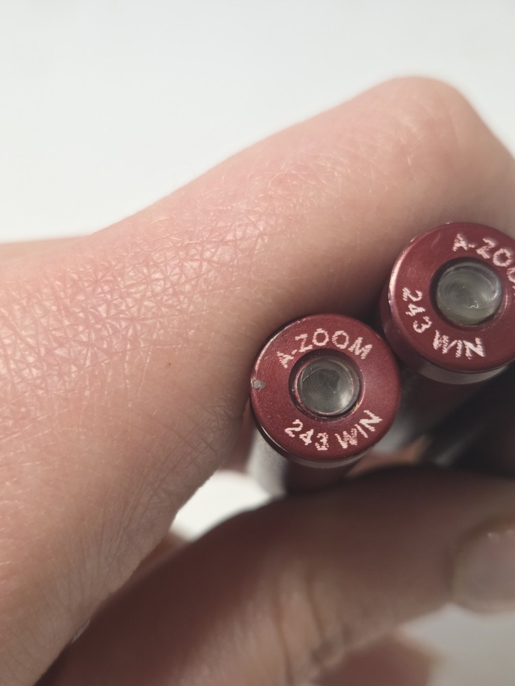 (3) A-Zoom .243 Win Snap Caps In Packaging