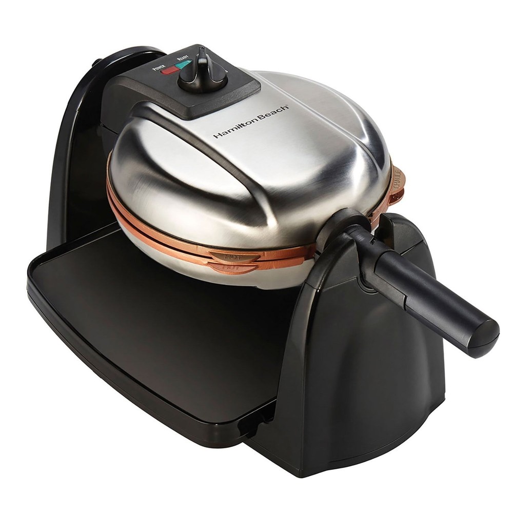 Hamilton Beach Durathon Ceramic Removable-Grid Belgian Waffle Maker