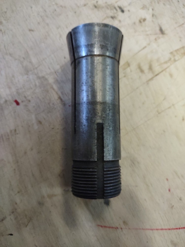 HARDINGE 4C COLLET , 1/4" HEX , OD THREADED