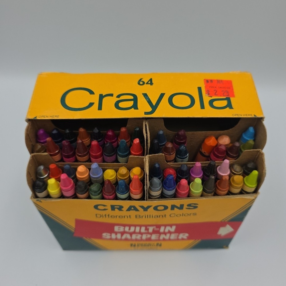 Crayola Crayons Binney Smith VTG Sharpener Used 4 Missing READ