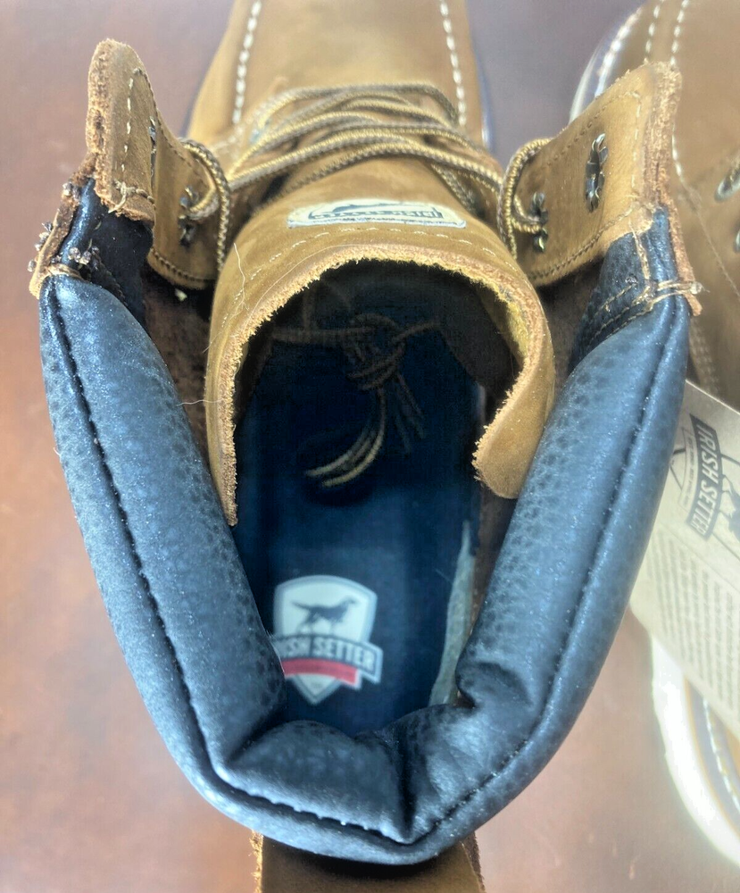 Work Boot Irish Setter Ashby, Model 83651, 6" Soft Toe Nubuck Full Grain Leather