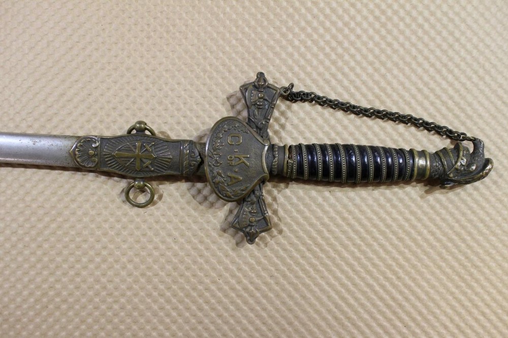 vintage ceremonial sword