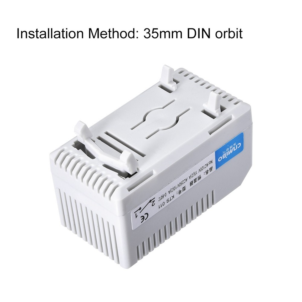 Mechanical Thermostat KTS011 0-60℃ Adjustable Compact NO Controller Switch