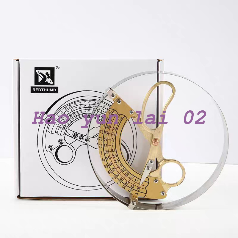 1PCS New Copper Scissor Type Ruler Hat Caliper Ring Compass Cap Measuring Tools
