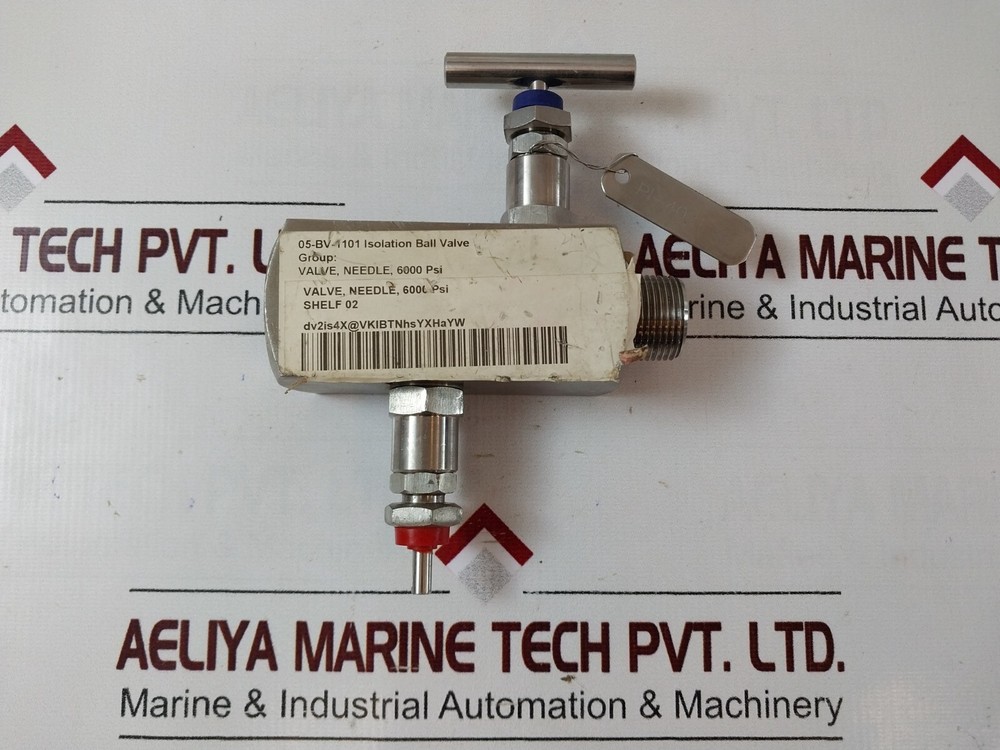 Rueger 6000 psi needle valve